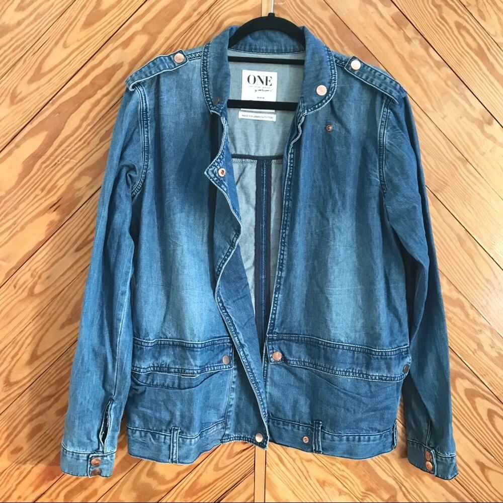 One Teaspoon Denim Moto Jacket
